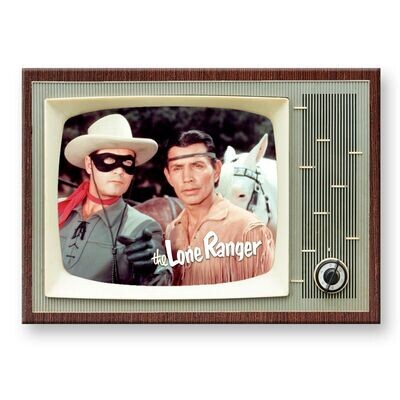 The Lone Ranger Metal TV Magnet