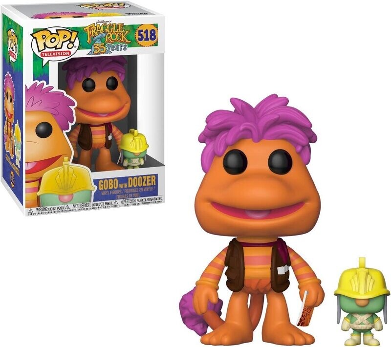 Fraggle Rock Gobo with Doozer 3 3/4&quot;H POP! Vinyl Figure #518