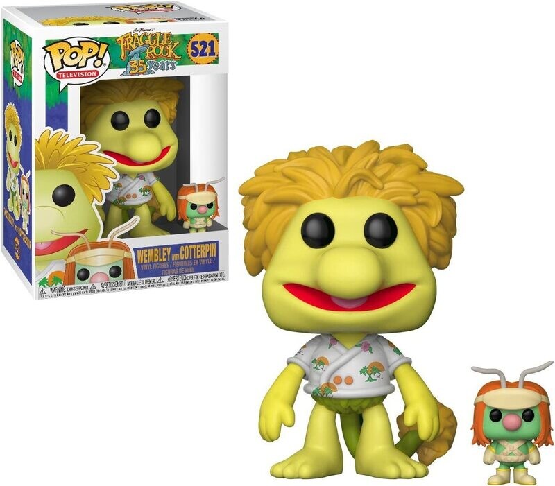 Fraggle Rock Wembley with Cotterpin 3 3/4&quot;H POP! Vinyl Figure #521