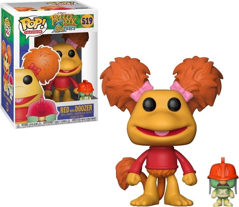 Fraggle Rock Red with Doozer 3 3/4&quot;H POP! Vinyl Figure #519