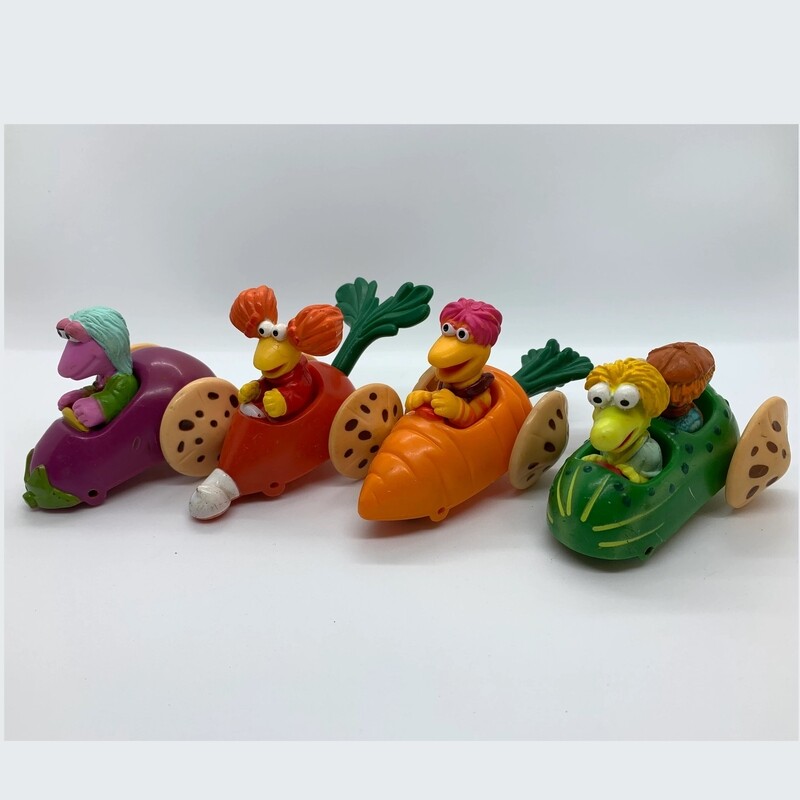 Fraggle Rock Set of 4 McDonald&#39;s Toys 1988