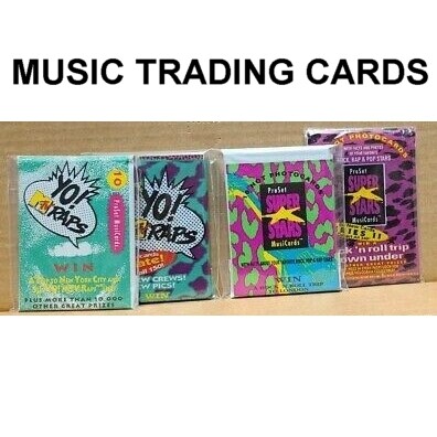 Music Trading Cards - ProSet Music and Yo! MTV Raps