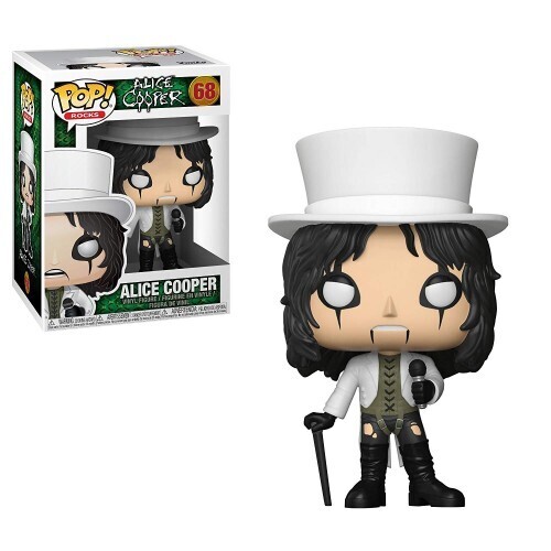 Alice Cooper 3 3/4&quot;H POP! Rocks Vinyl Figure #68