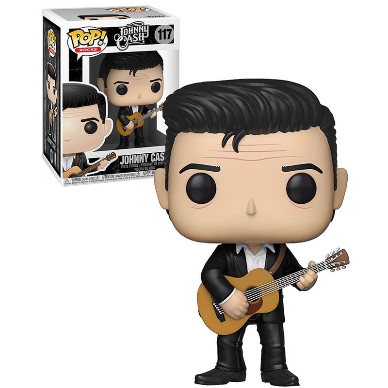 Johnny Cash 3 3/4"H POP! Rocks Vinyl Figure #117