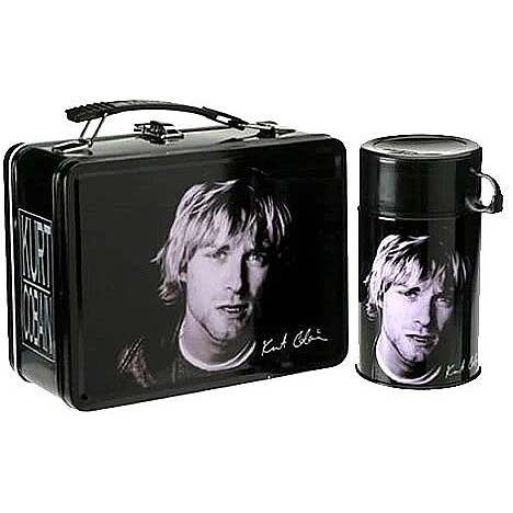 Kurt Cobain (Nirvana) Full Size Metal Lunchbox with Thermos