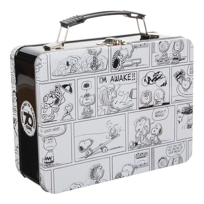Peanuts Comic Strip Metal Lunchbox/Tote