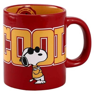 Snoopy 50th Anniversary Joe Cool 16 oz. Ceramic Mug (Peanuts)