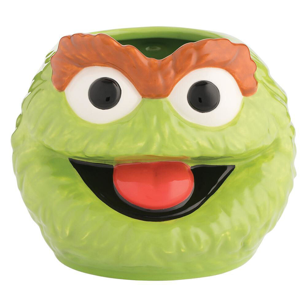 Oscar the Grouch Sesame Street 20 oz. Sculpted Ceramic Mug