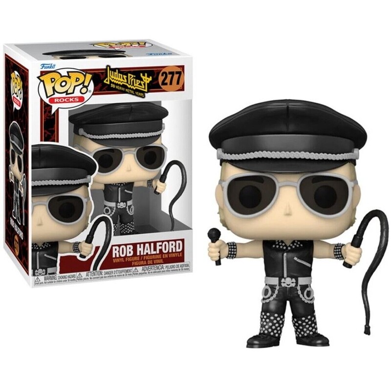 Rob Halford Judas Priest 3 3/4&quot;H POP! Rocks Vinyl Figure #277