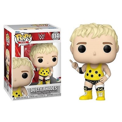 Dusty Rhodes WWF/WWE 3 3/4"H POP! Vinyl Figure #114