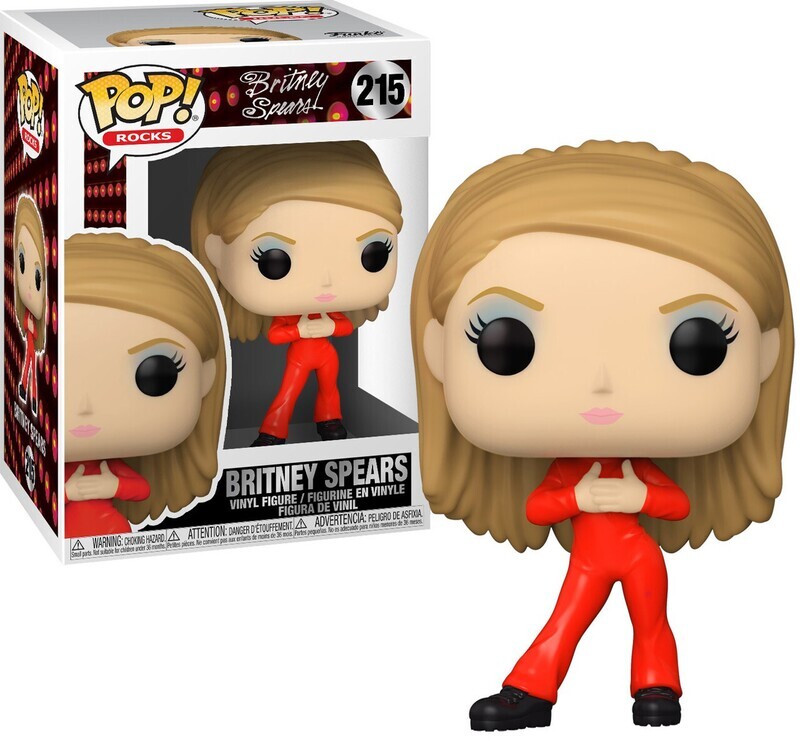 Britney Spears 3 3/4&quot;H POP! Rocks Vinyl Figure &quot;Oops I did it again&quot; #215