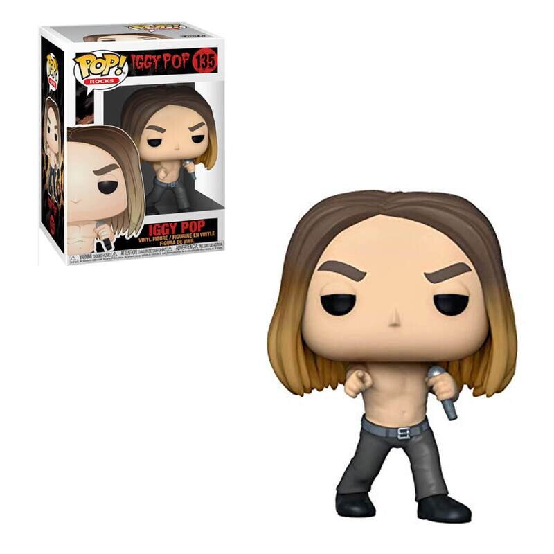 Iggy Pop 3 3/4&quot;H POP! Rocks Vinyl Figure #135