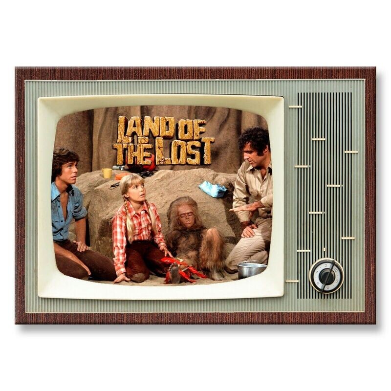 Land of the Lost Large Metal TV Magnet