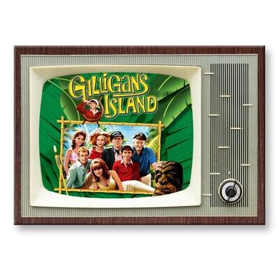 Gilligan's Island Large Metal TV Magnet