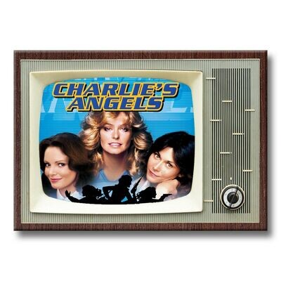 Charlie's Angels Large Metal TV Magnet