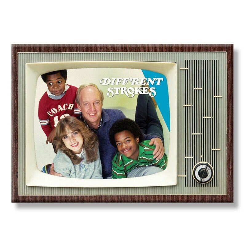 Diff&#39;rent Strokes Large Metal TV Magnet