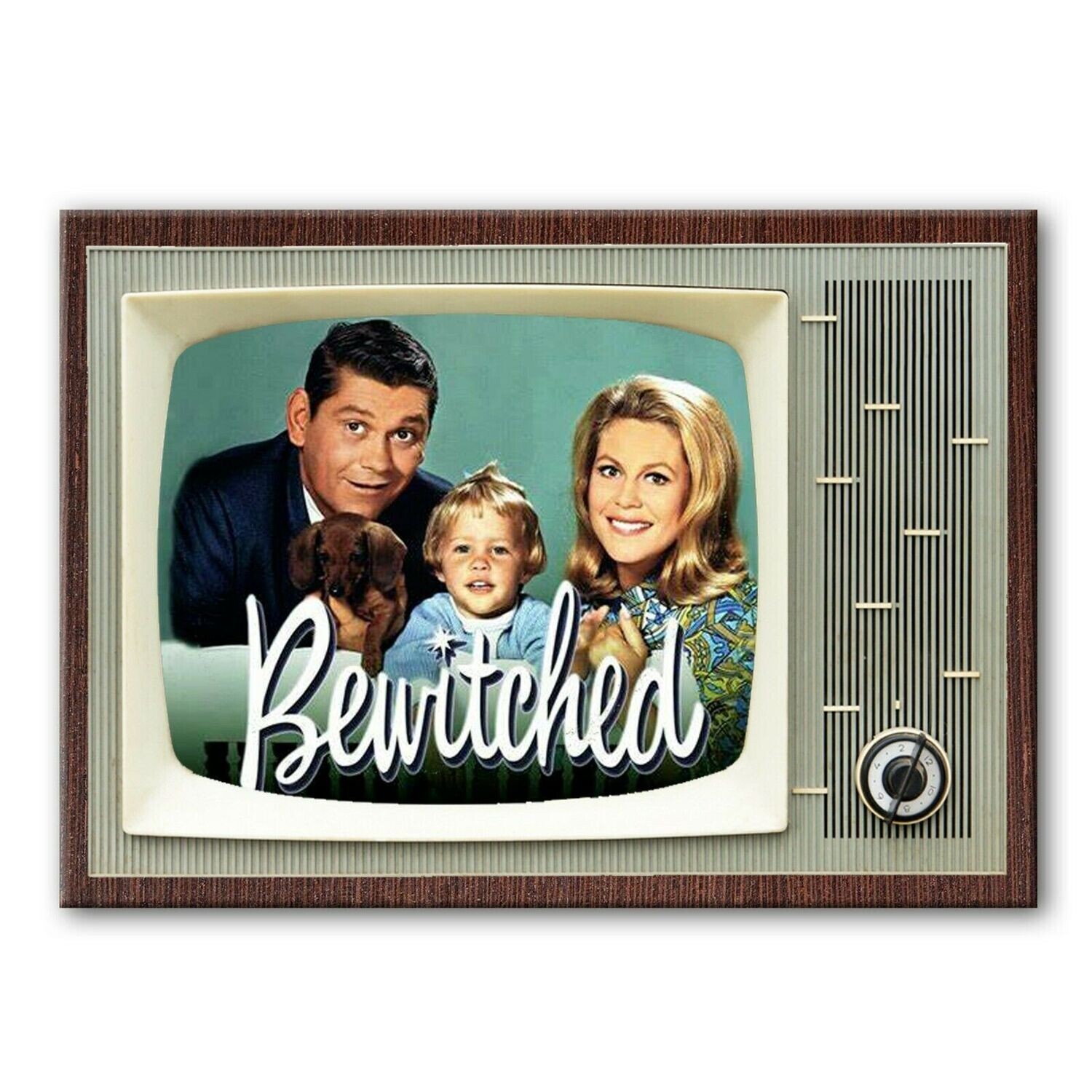 Bewitched Large Metal TV Magnet