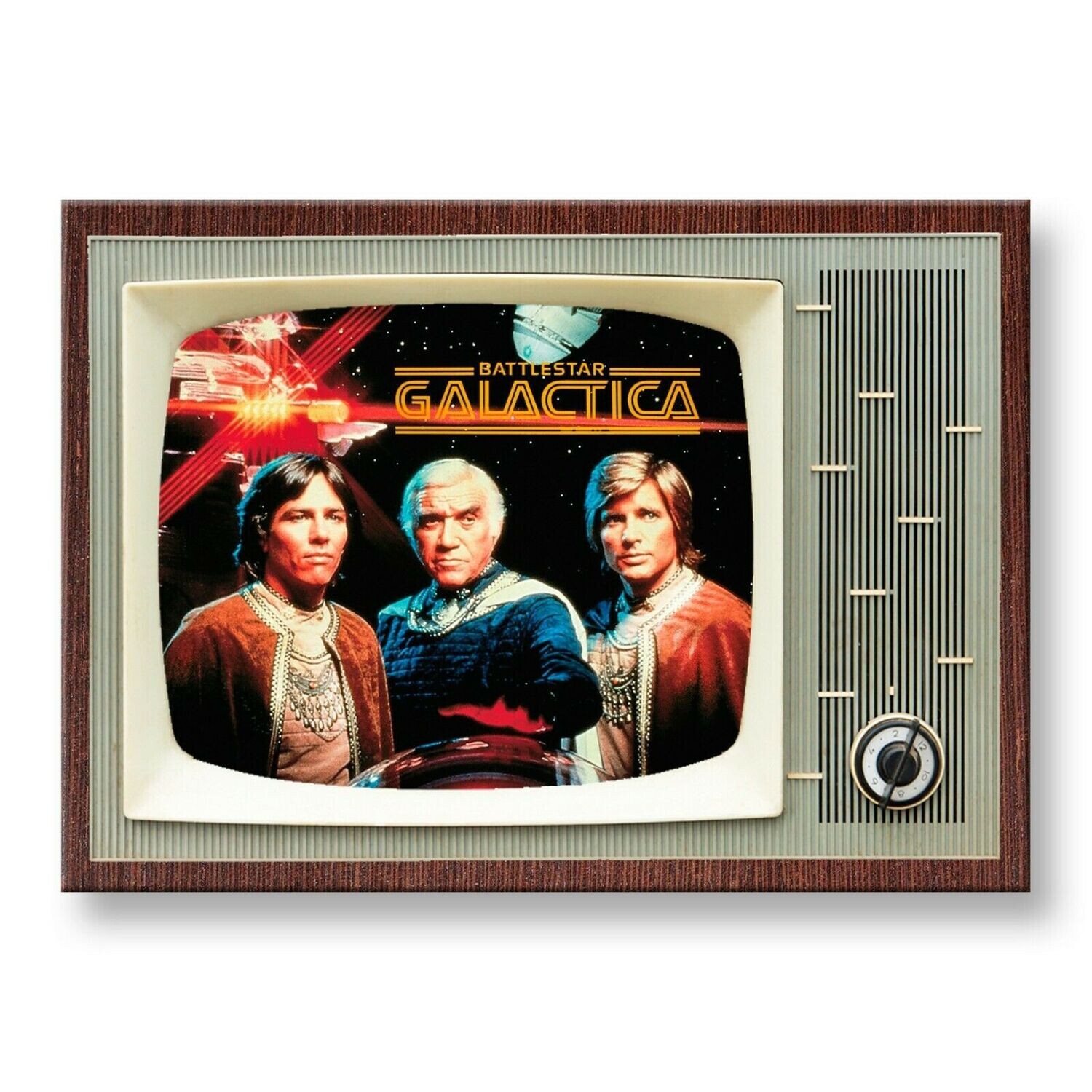 Battlestar Galactica Metal TV Magnet