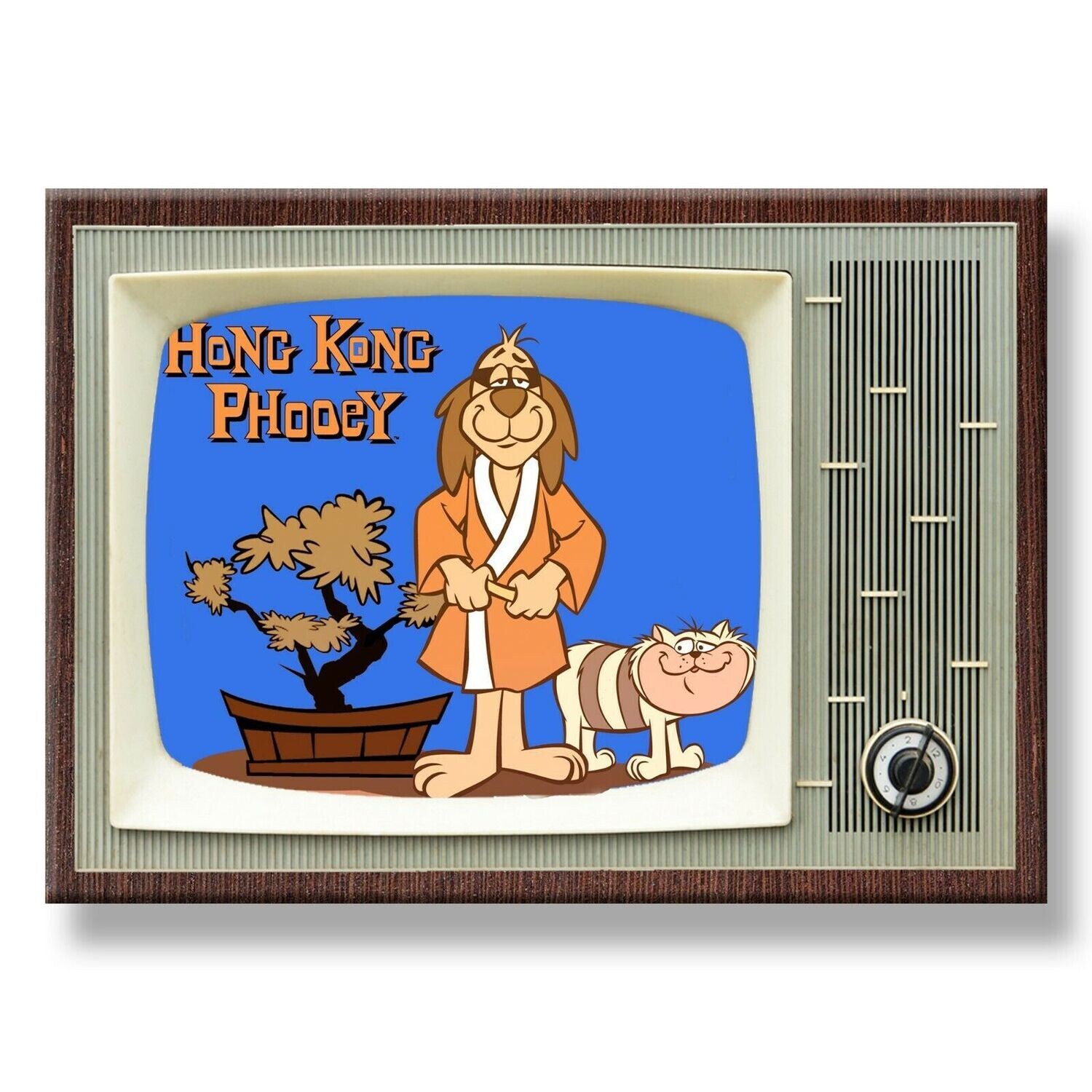 Hong Kong Phooey Large Metal TV Magnet