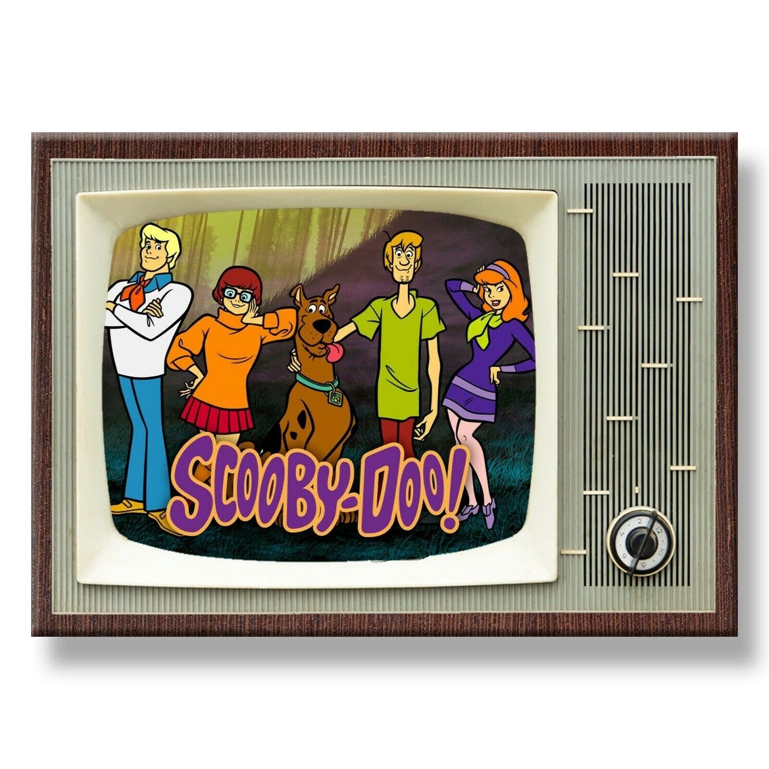 Scooby-Doo Large Metal TV Magnet