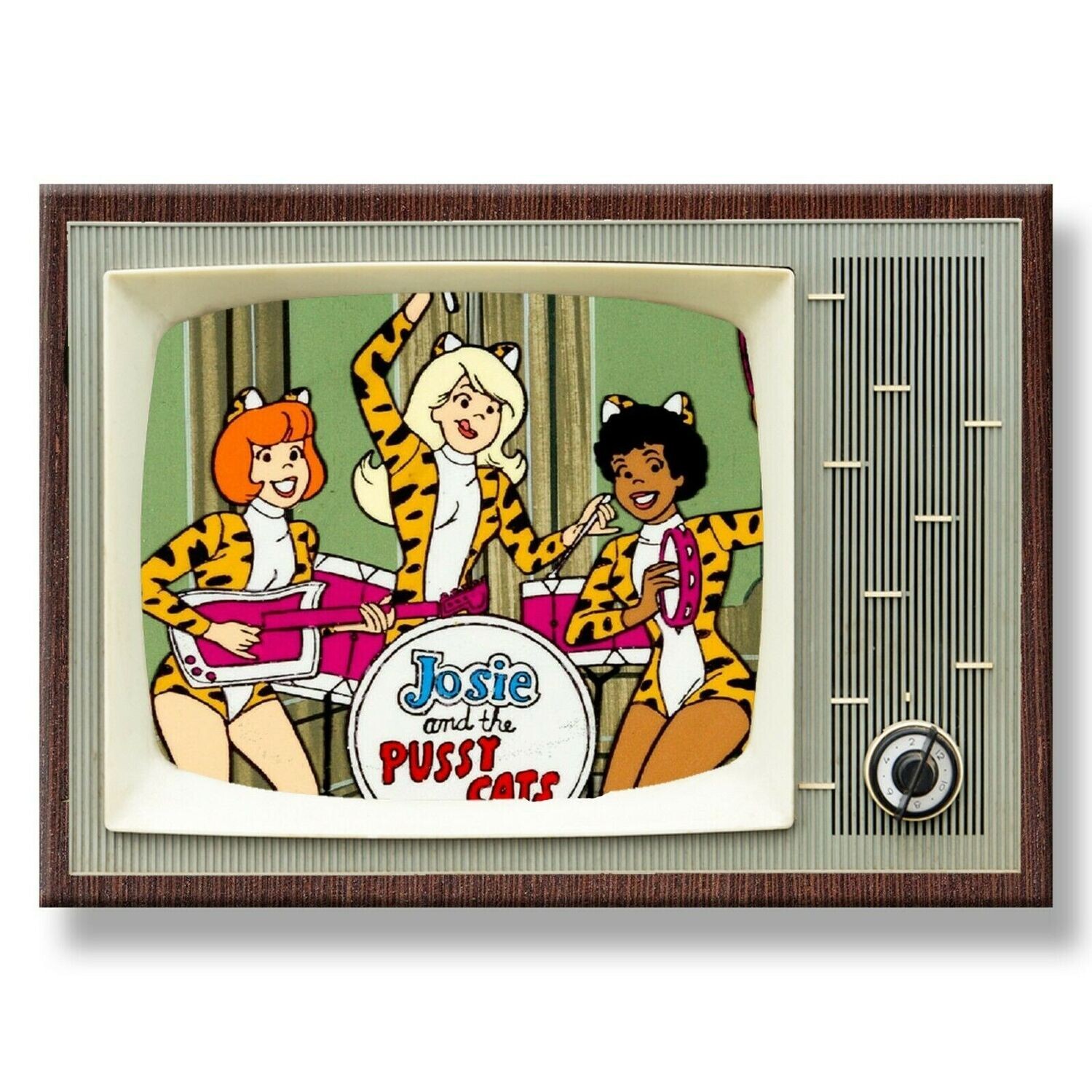 Josie and the Pussycats Large Metal TV Magnet