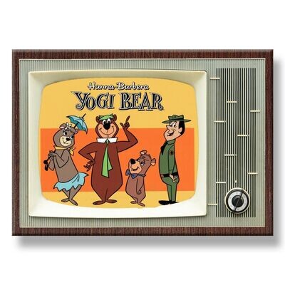 Yogi Bear Large Metal TV Magnet