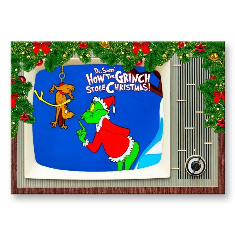 How the Grinch Stole Christmas! Large Metal TV Magnet