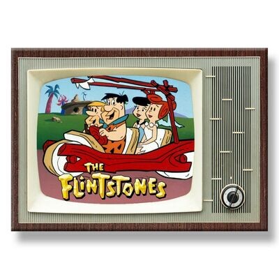 The Flintstones Large Metal TV Magnet