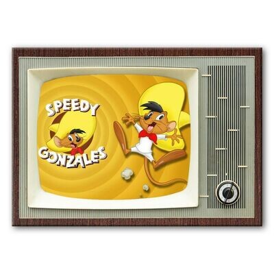 Looney Tunes Speedy Gonzales Large Metal TV Magnet