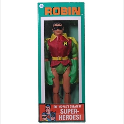 IN STOCK NOW 8"H Robin 50th Anniversary MEGO Action Figure