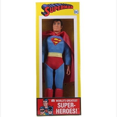 IN STOCK 8"H Superman 50th Anniversary MEGO Action Figure