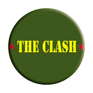1 1/4"D The Clash - Army Pinback Button