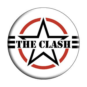 1 1/4"D The Clash - Air Force Pinback Button