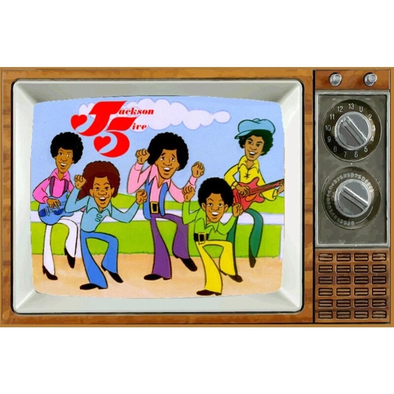 The Jackson5 (Michael Jackson) Metal TV Magnet