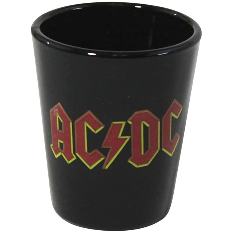 AC/DC 1 3/4 Ounce Glass Shot Glass