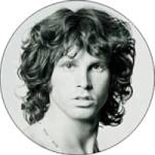 Jim Morrison The Doors 1 1/2"D Pinback Button