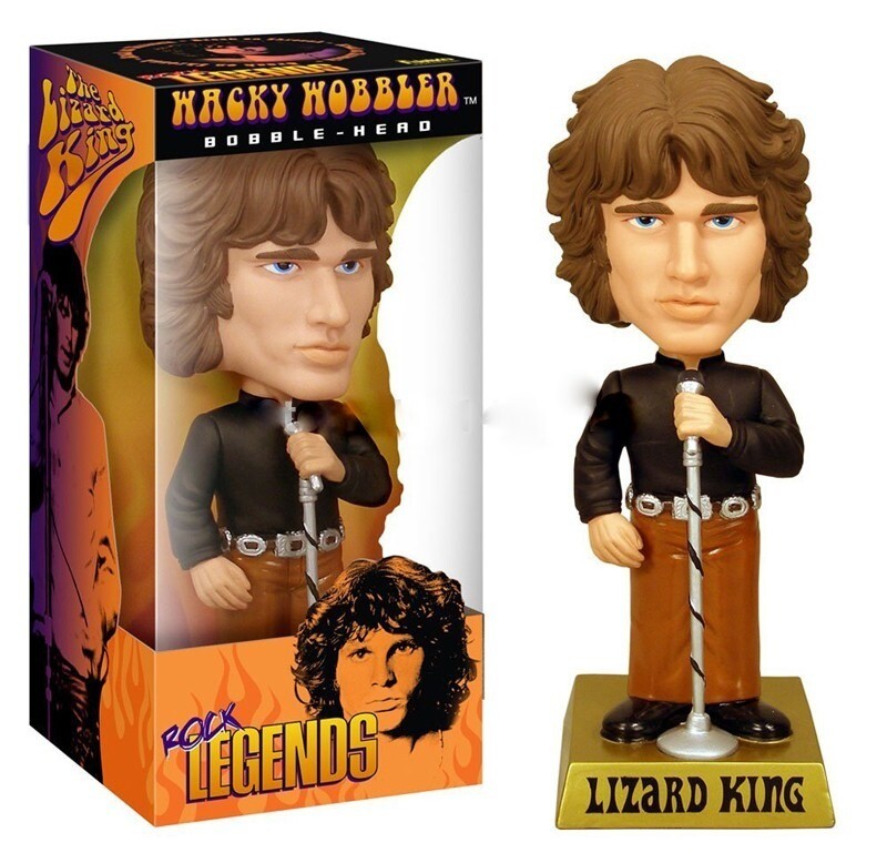 Jim Morrison Lizard King Rock Legends Wacky Wobbler Bobblehead Doll