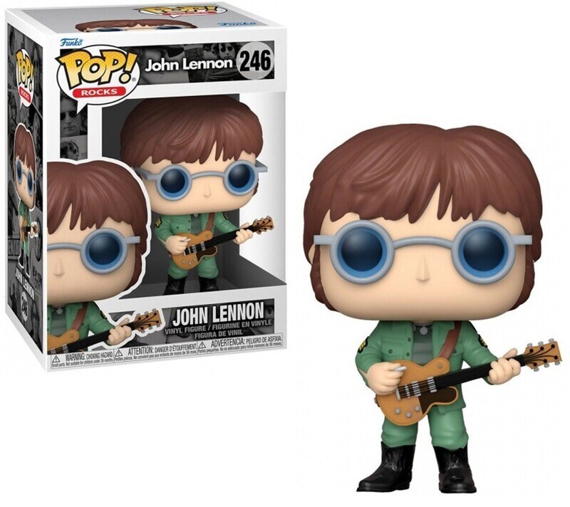 John Lennon in Military Jacket 3 3/4&quot;H POP! Rocks Vinyl Figure #246