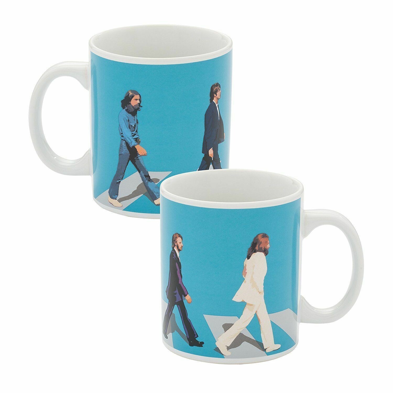 The Beatles 12 Ounce "Abbey Road" BLUE Ceramic Mug