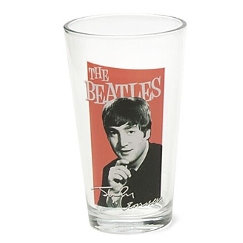 The Beatles John Lennon 16 oz. Pint Glass LOOSE