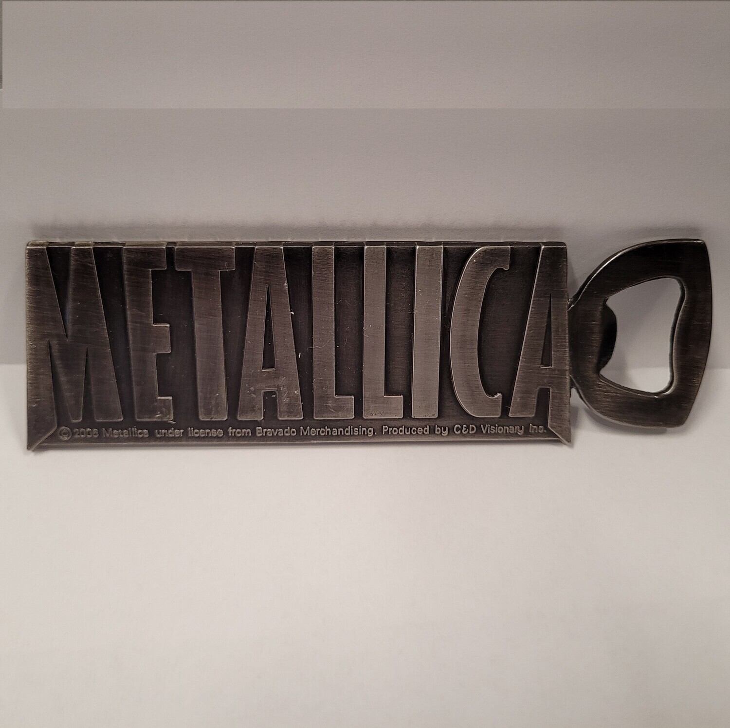 Metallic Logo 5"L Metal Bottle Opener