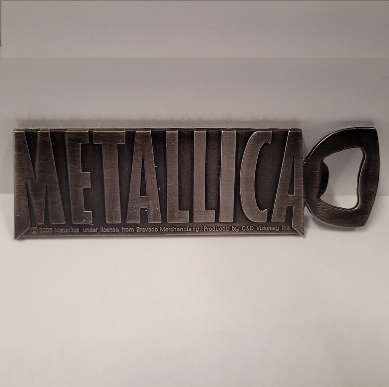 Metallic Logo 5&quot;L Metal Bottle Opener