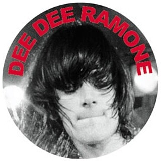 1 1/4"D Dee Dee Ramone Pinback Button