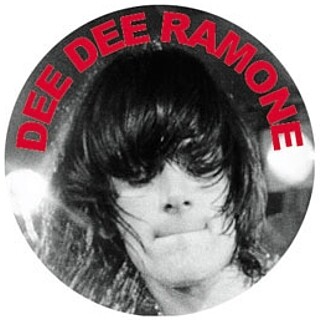 1 1/4&quot;D Dee Dee Ramone Pinback Button