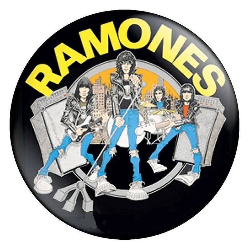 1&quot;D Ramones &quot;Road To Ruin&quot; Pinback Button