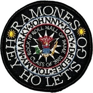 3"D Ramones "Hey Ho Let's Go" Embroidered Patch