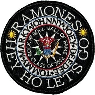 3&quot;D Ramones &quot;Hey Ho Let&#39;s Go&quot; Embroidered Patch