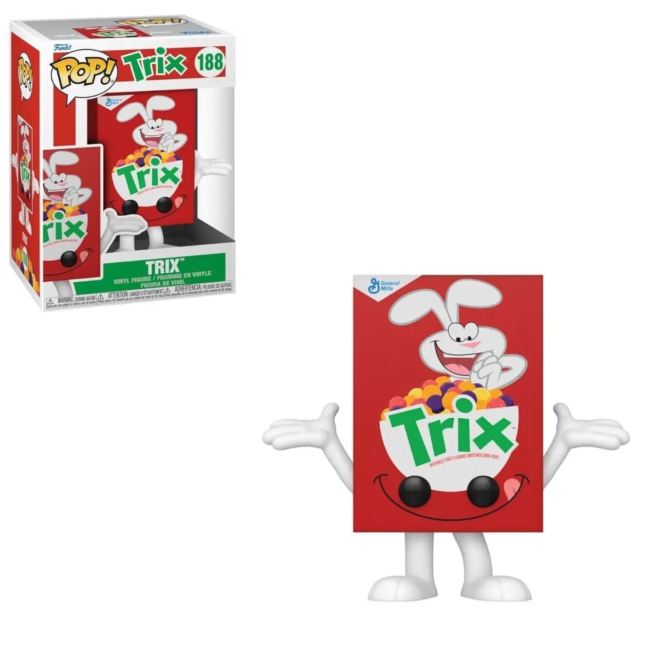 Trix Cereal Box 3 3/4"H POP! Vinyl Figure