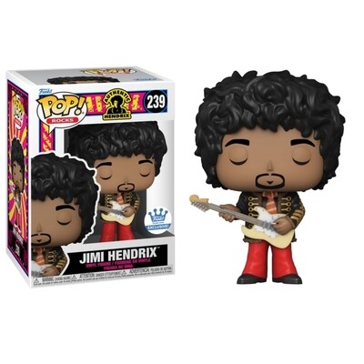 Jimi Hendrix 3 3/4"H POP! Rocks Vinyl Figure #239