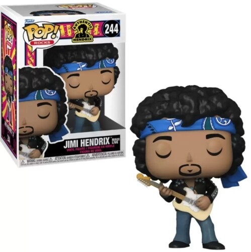 Jimi Hendrix 3 3/4&quot;H POP! Rocks Vinyl Figure #244